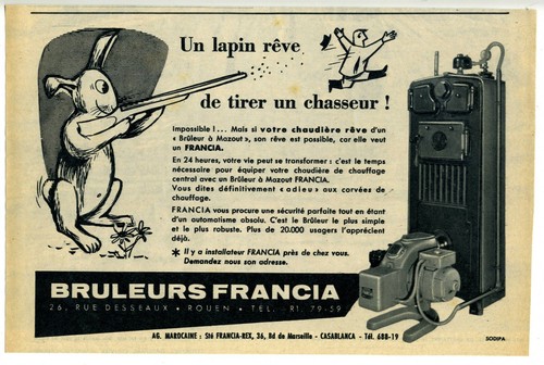 1955 bruleurs francia - 1955, :