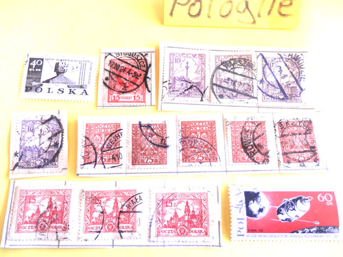 Timbres pologne 001 n - pologne, n°