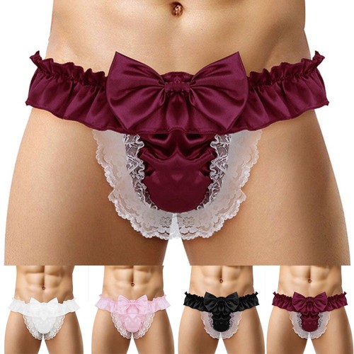 Sissy hommes lingerie satin - hommes,
