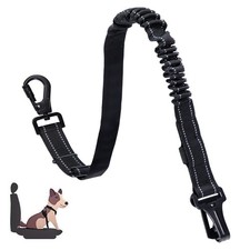 Ceinture Chien pour Voiture Harnais Voiture de Securite Chien avec Système da...