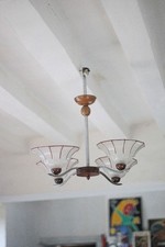 Suspension art déco, lustre 4