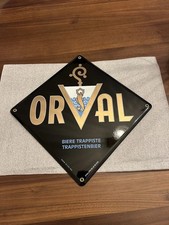 Plaque Émaillée Bière Orval