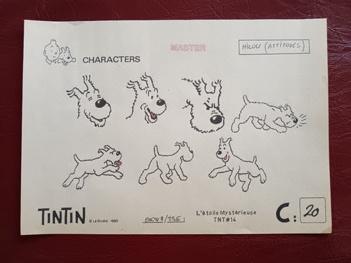 Planche originale tintin c - planche,