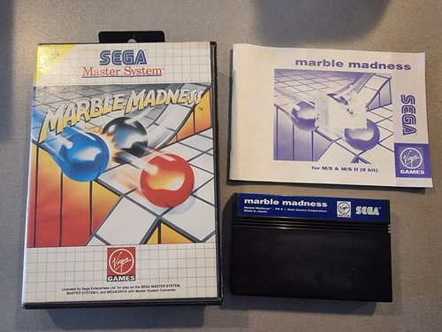 Marble madness sega master - sega,