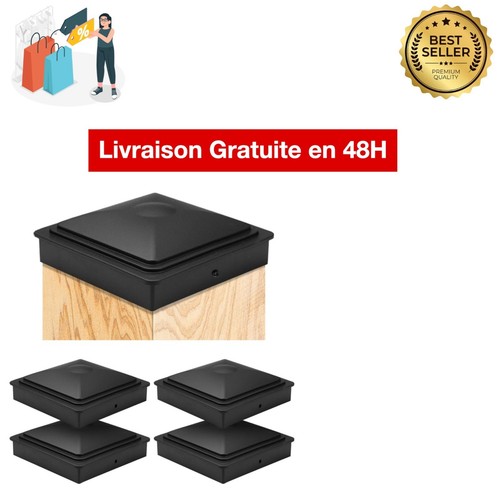 Capuchons poteau 9x9 lot - de,