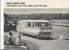 1963 Dodge Motor Home brochure and spec page **