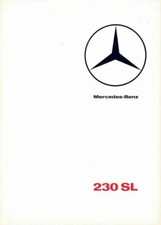 Catalogue Brochure Mercedes 230 SL "Pagode" 04/1966 Pays Bas Nederland