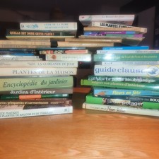 Lot varié de livres anciens et modernes sur le jardinage, la botanique, la flore