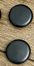 NEW FLAT PAIR BLAUPUNKT KNOBS OLDTIMER-RADIO-VW, GRUNDIG, PORSCHE CLASSIC CAR