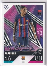 Topps Match Attax Champions League Update Lot 22/23 Numéro NS 7 Raphinha