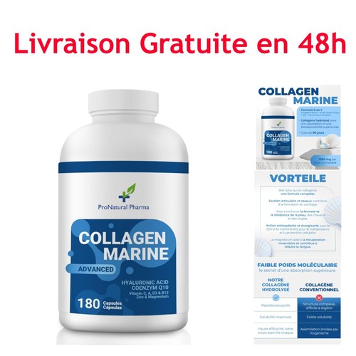 Collagène marin 180 - collagène, gélules