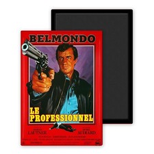 Belmondo le professionnel Affiche Film Cinéma-Magnet Personnalisé 54x78mm Frigo