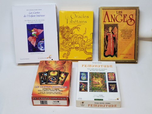 Lot coffrets cartomancie - de,
