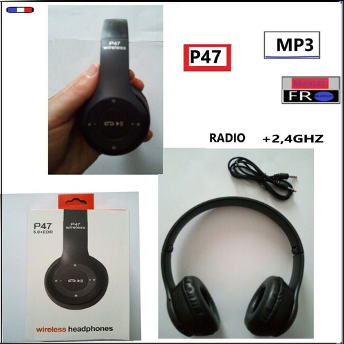 Casque sans fil p47 isotrade - fil,