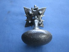 Bouton poignée ronde rosace