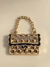 Chanel Zipper Pull Button Charm