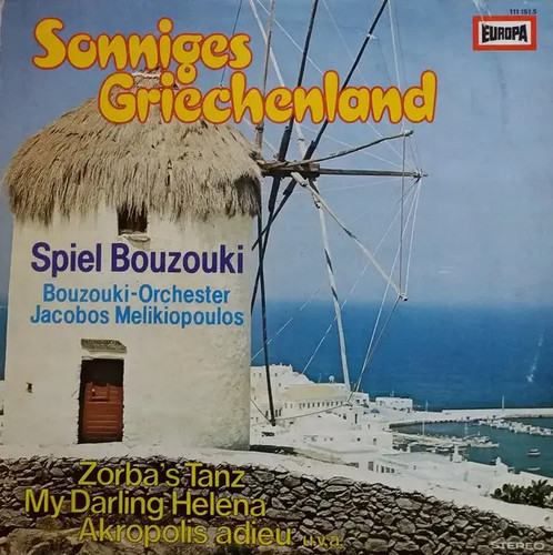 Bouzouki orchester jacobos - lp, bouzouki-orchester