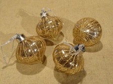 Lot de 4 décorations de noël