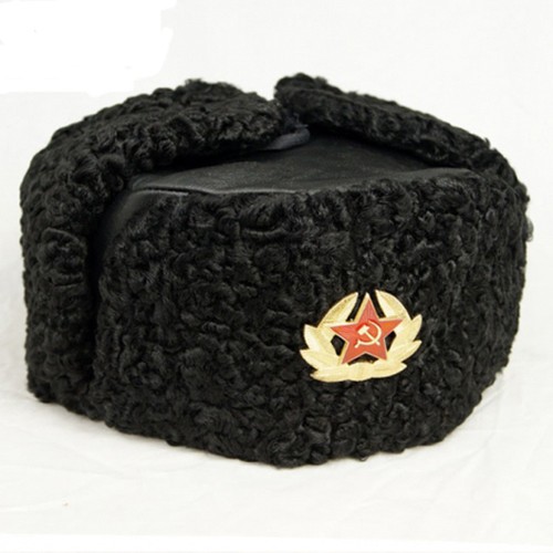 Bonnet poil noir unisexe - poil,