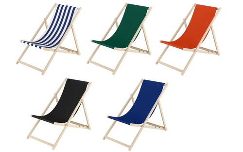 Chaise longue hêtre - chaise, en
