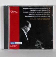 BRAHMS CHOPIN LISZT MENDELSSOHN – Shura Cherkassky – Orfeo 2007 – C 720 071 B