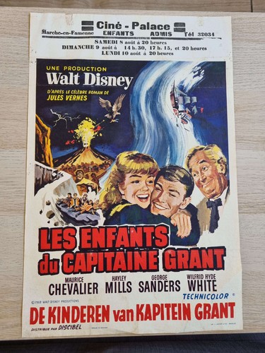 Affiche ancienne cinéma belge