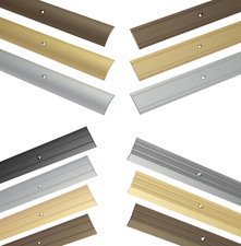 Seuil de porte Aluminium à Visser Encadrement Sol Bande Couverture 1-2 M