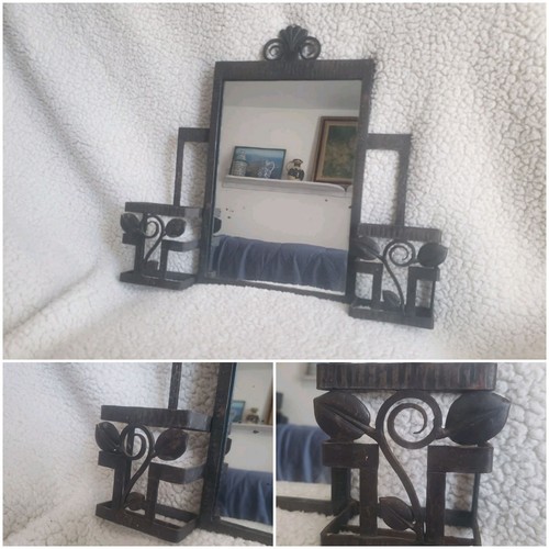 Miroir fer forgé art déco - art,