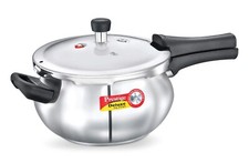 Autocuiseur Prestige Deluxe Alpha en acier inoxydable Junior Handi - 4,4 litres