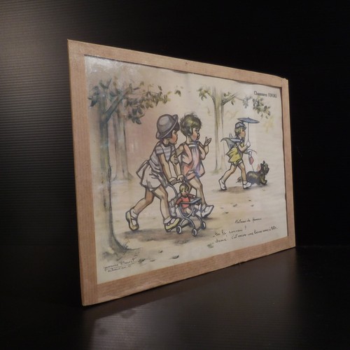Dessin gravure germaine bouret - gravure,