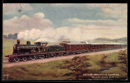 Carte postale artiste chemin - d'artiste,