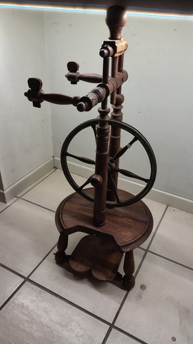 Rouet filer ancien bois - ancien,