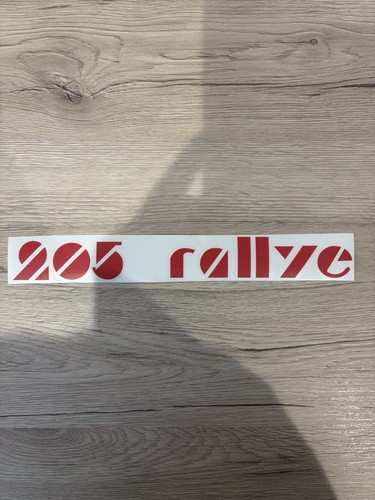 Peugeot 205 rallye - rallye, pts