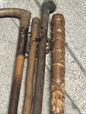 lot de 4 cannes ancienne en l etat