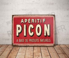Plaque métal vintage Picon