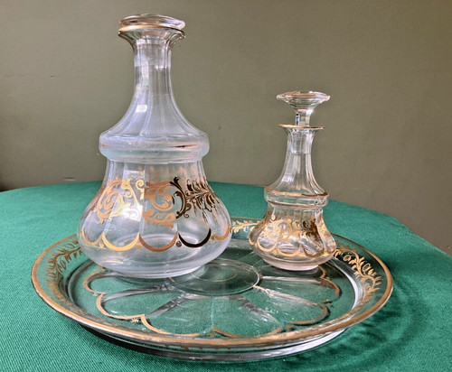 Plateau carafes en - et, 2