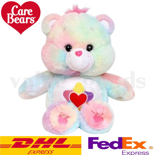 Peluche pastel arc-en-ciel