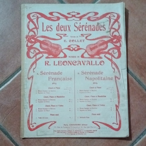 Choudens partition ancienne - choudens, «
