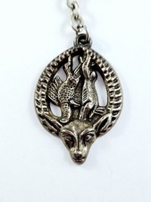 KEYRING - butchery GAME poultry NEDELEC - QUIMPER - meat hunting 1960s