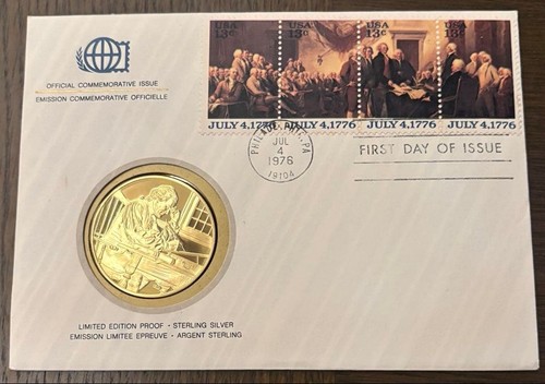 Médaille franklin mint - mint, 925