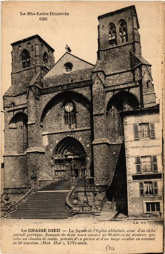 Cpa chaise dieu la - chaise-dieu,