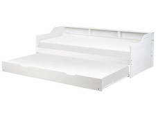 Lit Gigogne Blanc en Bois de