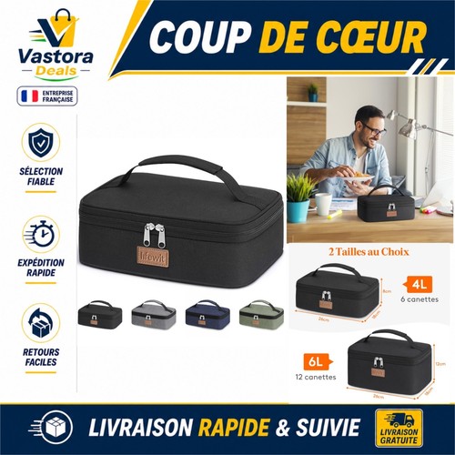 Lifewit sac isotherme repas - repas, 4l