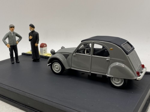 Citroen 2cv route - citroen, bleue