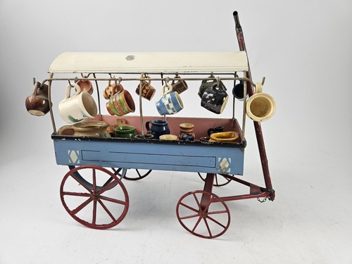 Chariot potier ancien - chariot,