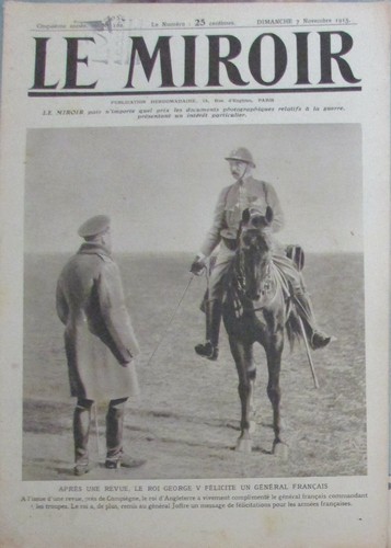 Ww1 miroir 1915 roi - ww1,