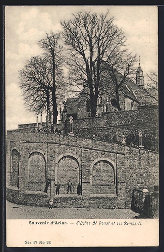 Cpa arlon eglise donat - cpa, arlon,