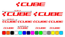 Kit d'autocollants en vinyle Tuning pour cadre de vélo de route Cube VTT