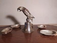 Clochette en métal argenté