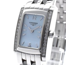 [N MINT] Longines Dolce Vita L5.158.0 Shell Diamond Bezel Ladies Watch JAPAN